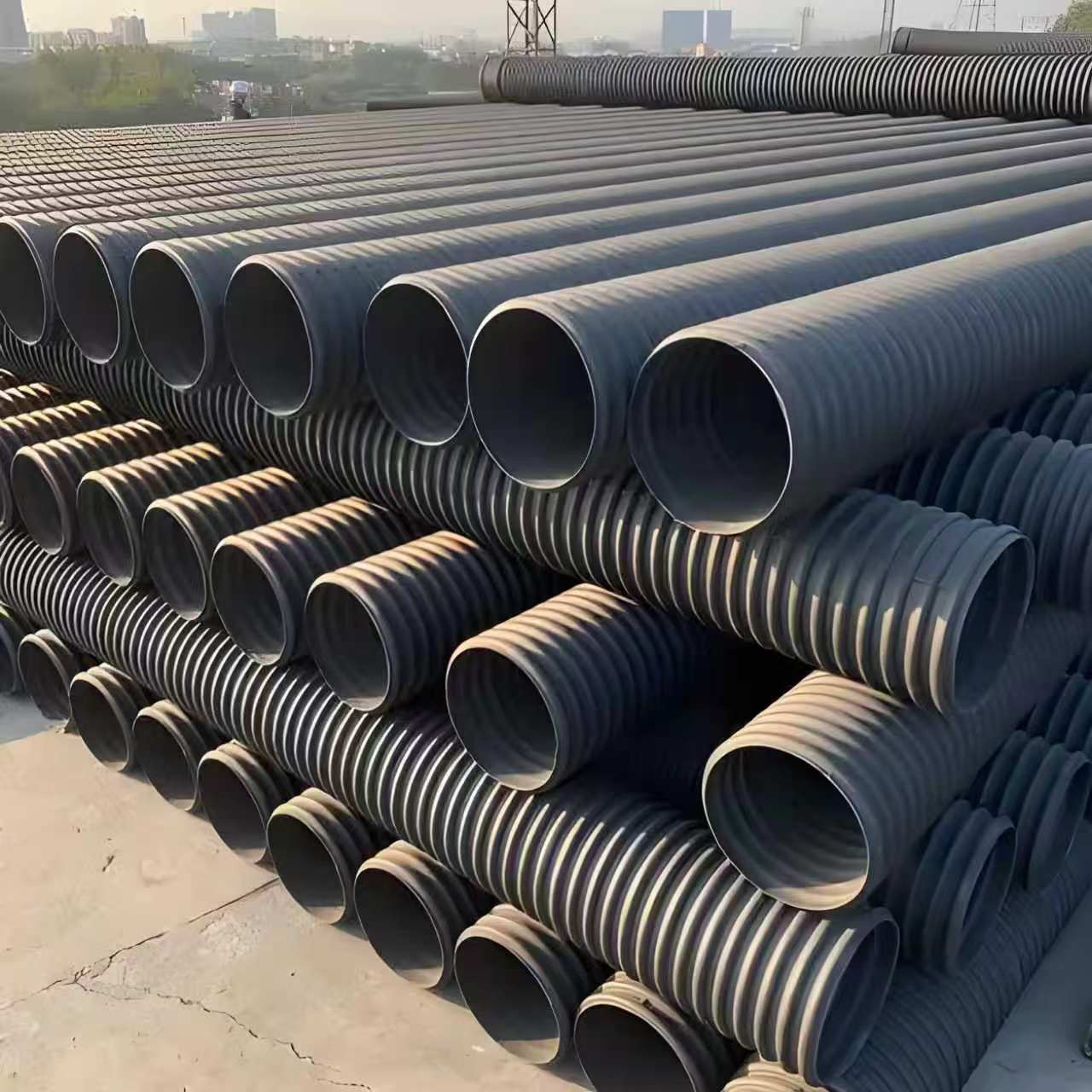 贵港市钢带增强波纹管钢丝网骨架复合管 - 价格